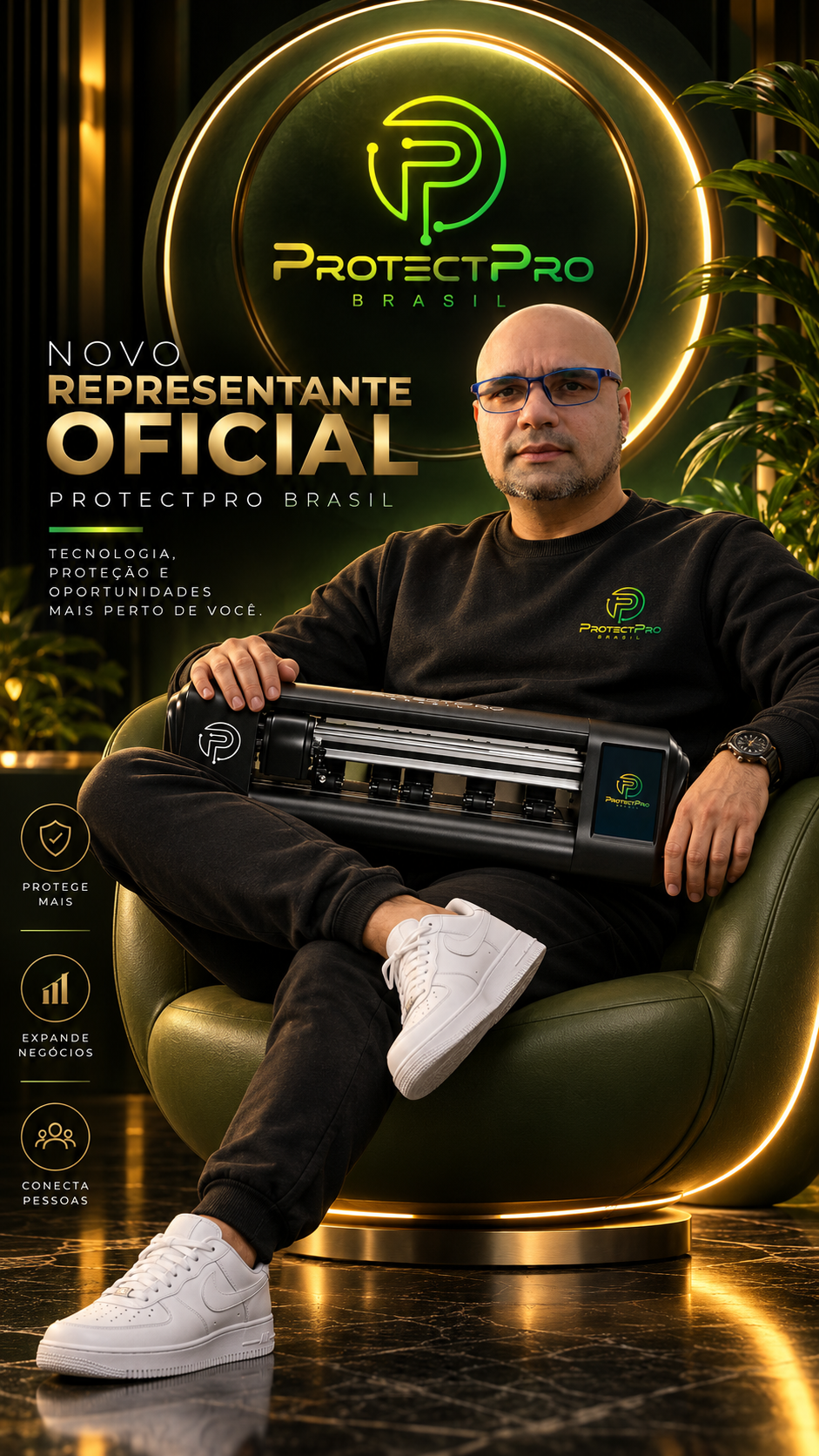 Prof. Marco Borges, representante oficial ProtectPro Brasil